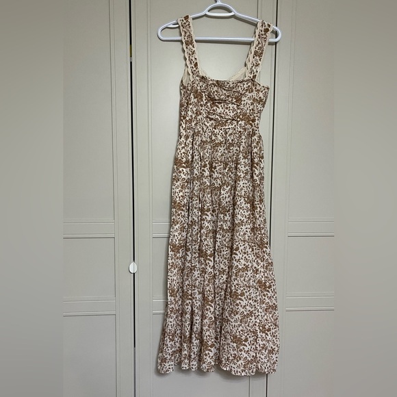 NWT American Eagle Sweetheart Corset Midi Dress - Picture 12 of 15